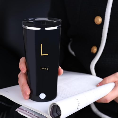 Miniatura 8 de Taza autoagitación recargable – Taza magnética eléctrica de acero inoxidable de mezcla automática para oficina/cocina/viajes/hogar/café/té/chocolate