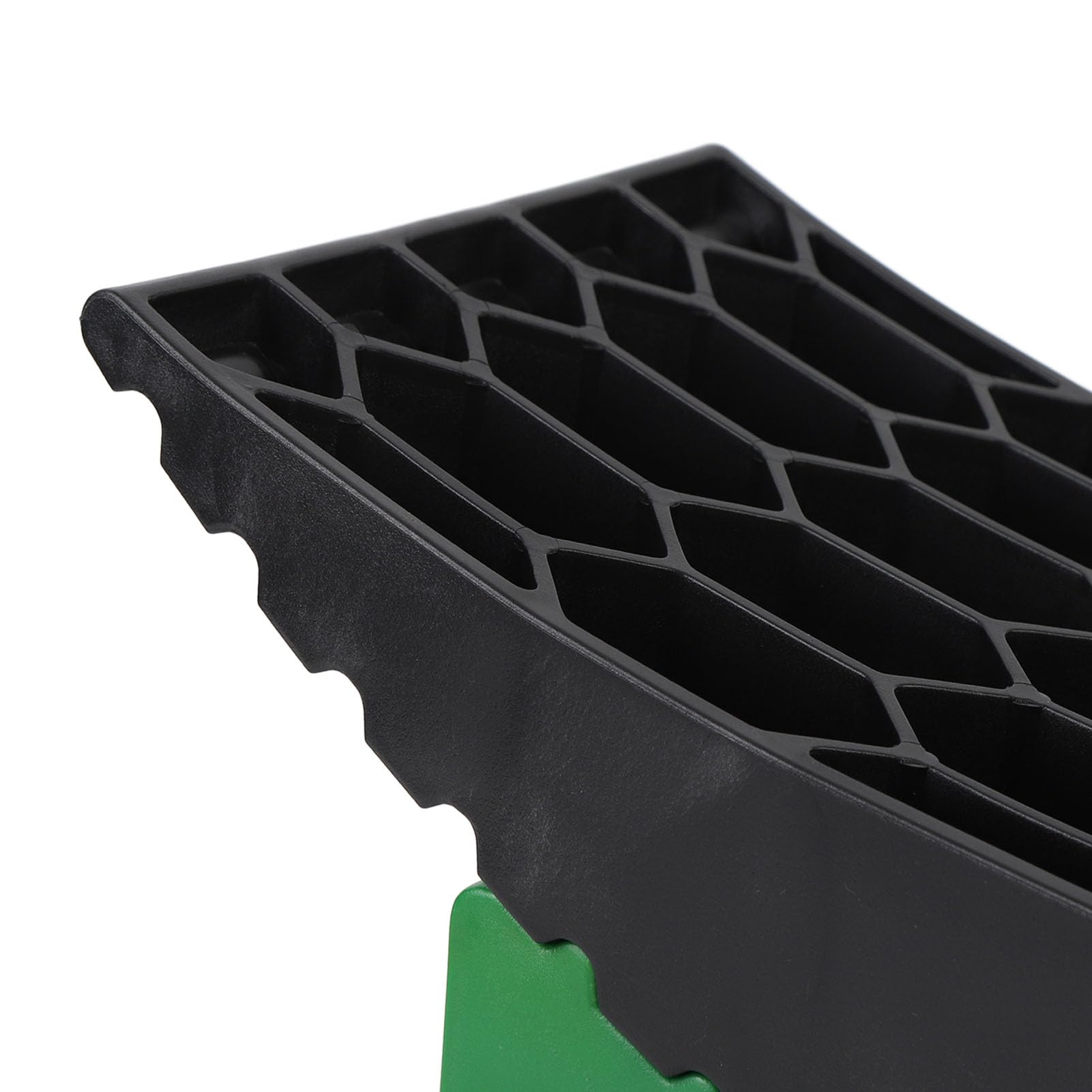 Keenso Platforma do Poziomowania Pojazdów Kempingowych, Klocki Poziomujące do Pojazdów Kempingowych 2 Sztuki z 2 Zakrzywionymi Rampami, Klinami, Podkładkami Antypoślizgowymi, 1