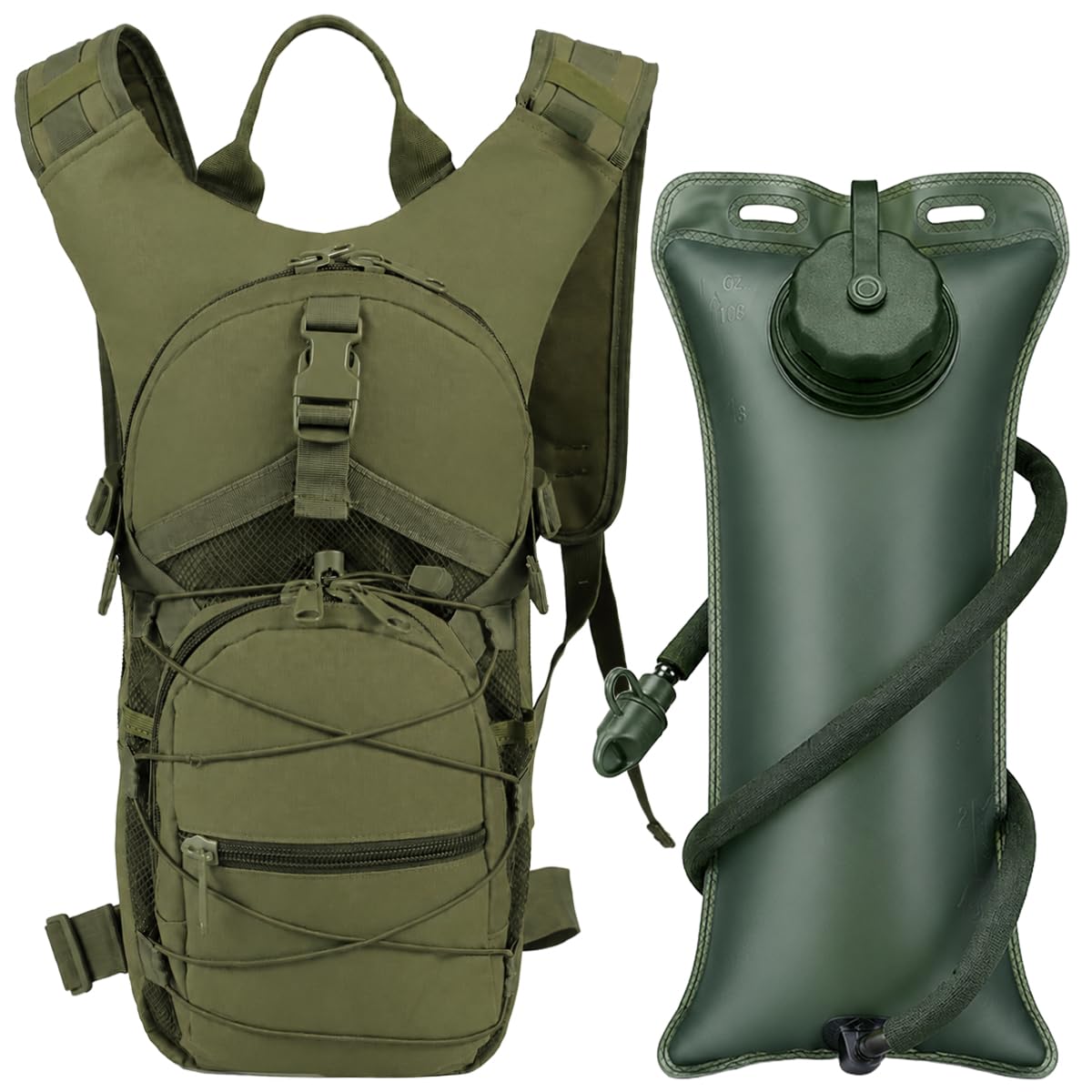 Proberos® Hydration Backpack, with 3L Water Bladder, Water Bladder Waterproof Women Men Hydration Pack for Hiking Cycling Outdoor Gear-picture-28