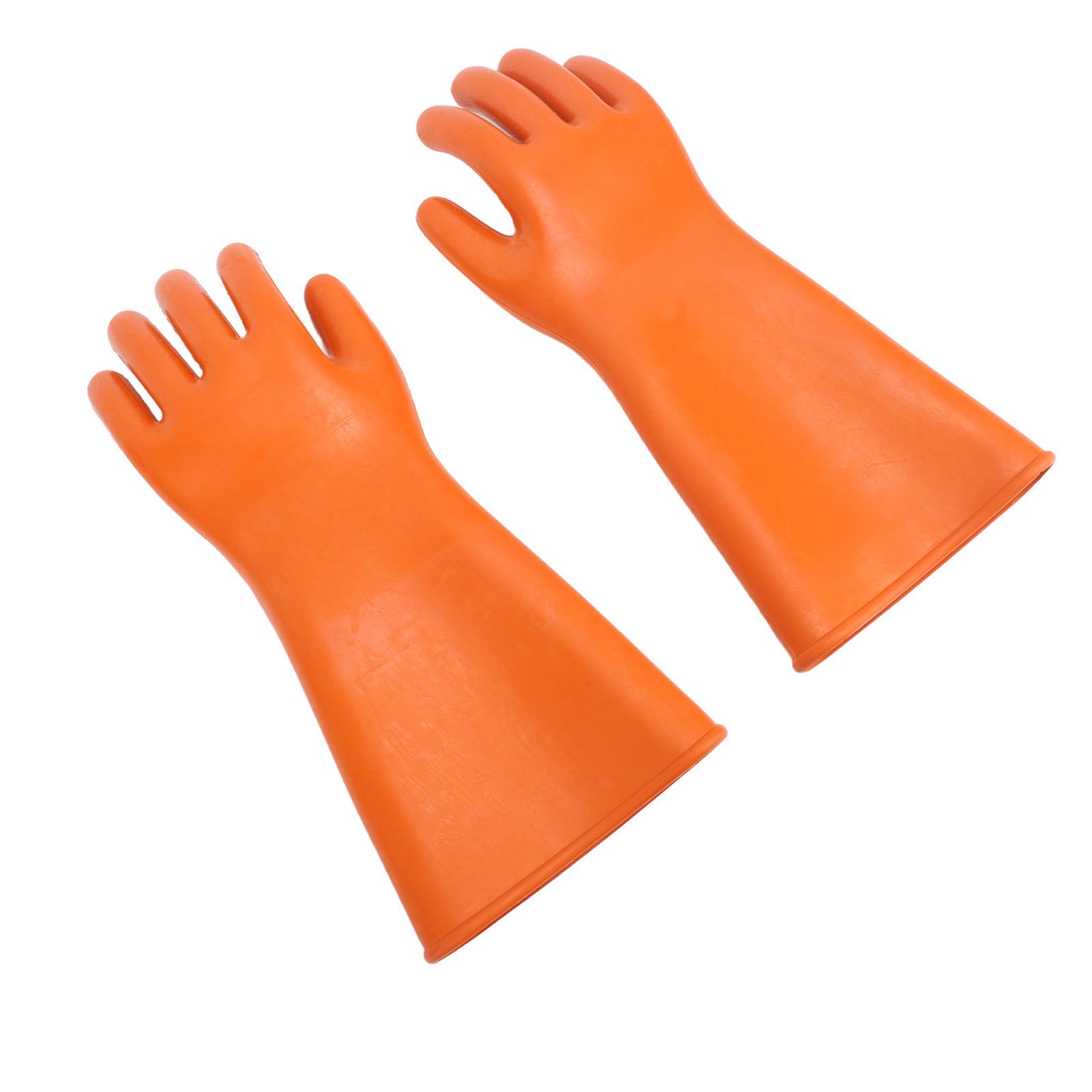 Guantes de goma 35KV Protección aislante de trabajo de alto voltaje no estática para jueces de línea