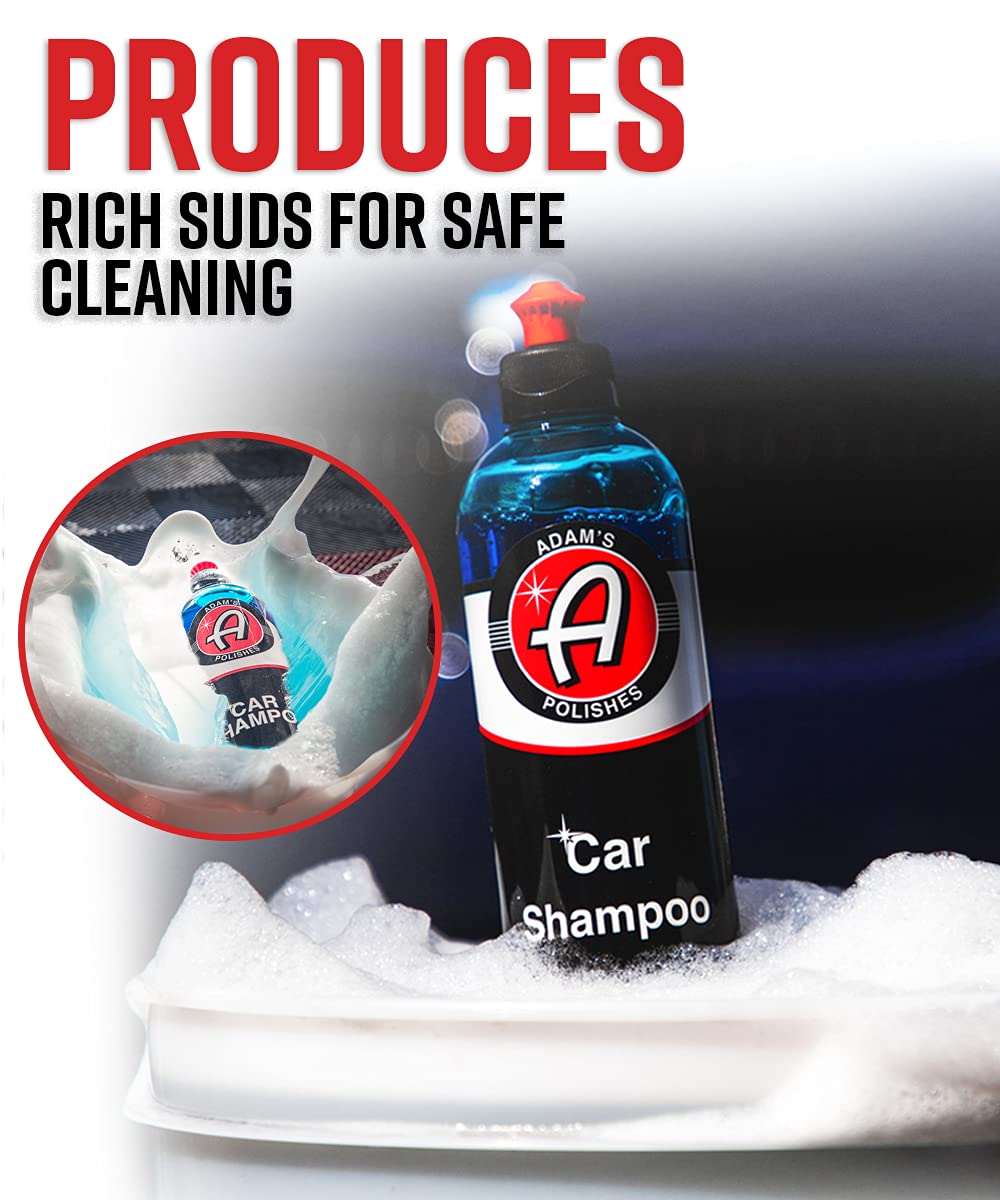 Adam's Car Wash Shampoo 5 Gallon pH Best Car Wash Soap For Snow Foam