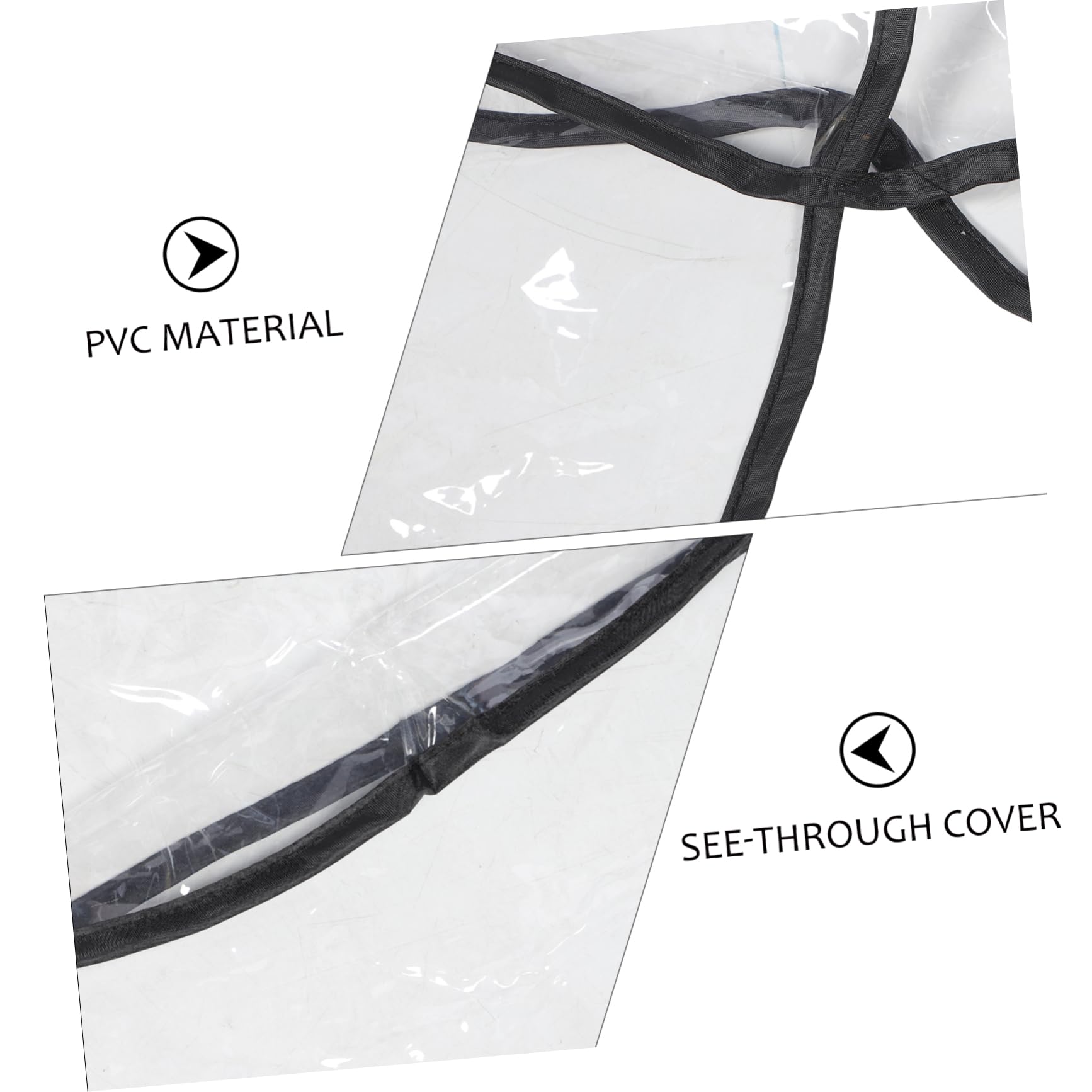 ifundom Rainproof and Windproof Twin Stroller Cover Universal Pushchair Rear and Front Seats