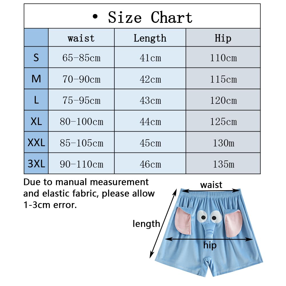 Pantalones Cortos de Pijama para Hombre y Mujeres Pantalones Cortos Divertidos Pajama Shorts Elastico Comodo Suave Ropa de Dormir Casa Pyjama Casual Un Regalo Divertido
