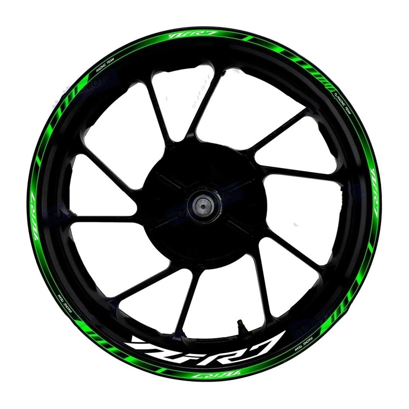 Motorcycle Accessories Front Rear Set Rim Sticker Wheel Decal Hub for Yamaha YZF R7 YZF-R7(Style 16)