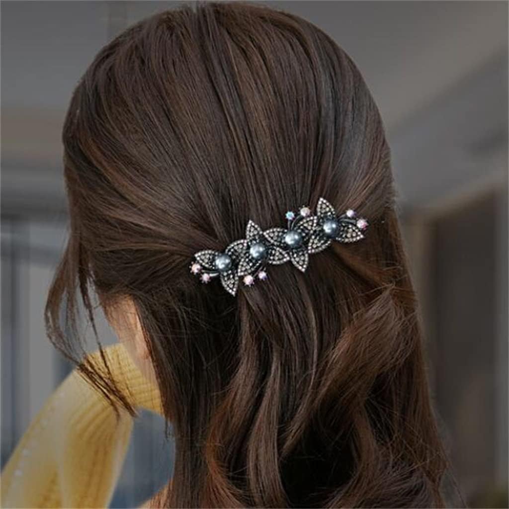 ヘアクリップ女性側蝶春クリップ気質バックヘッドスプーンヘアカードヘアアクセサリー