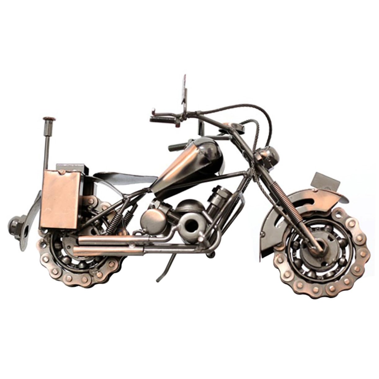iplusmile Motociclo in Ferro Stile retrò, Decorazione da Scrivania in Metallo, Ornamento Artistico per Casa e Ufficio, Oggetto da Collezione Vintage, Regalo Creativo per Appassionati