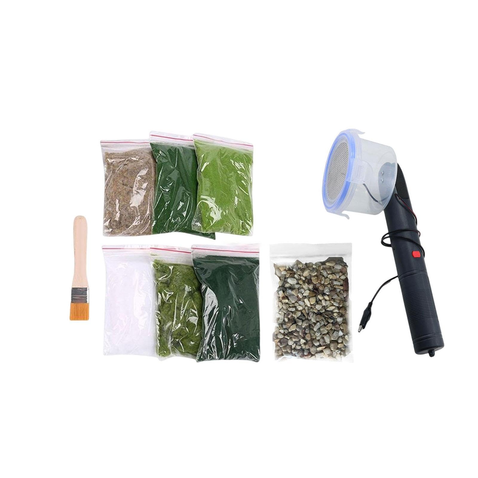 Sharplace Aplicador de Césped Estático Flocado Mini Césped Estático Flocado para Paisajismo DIY