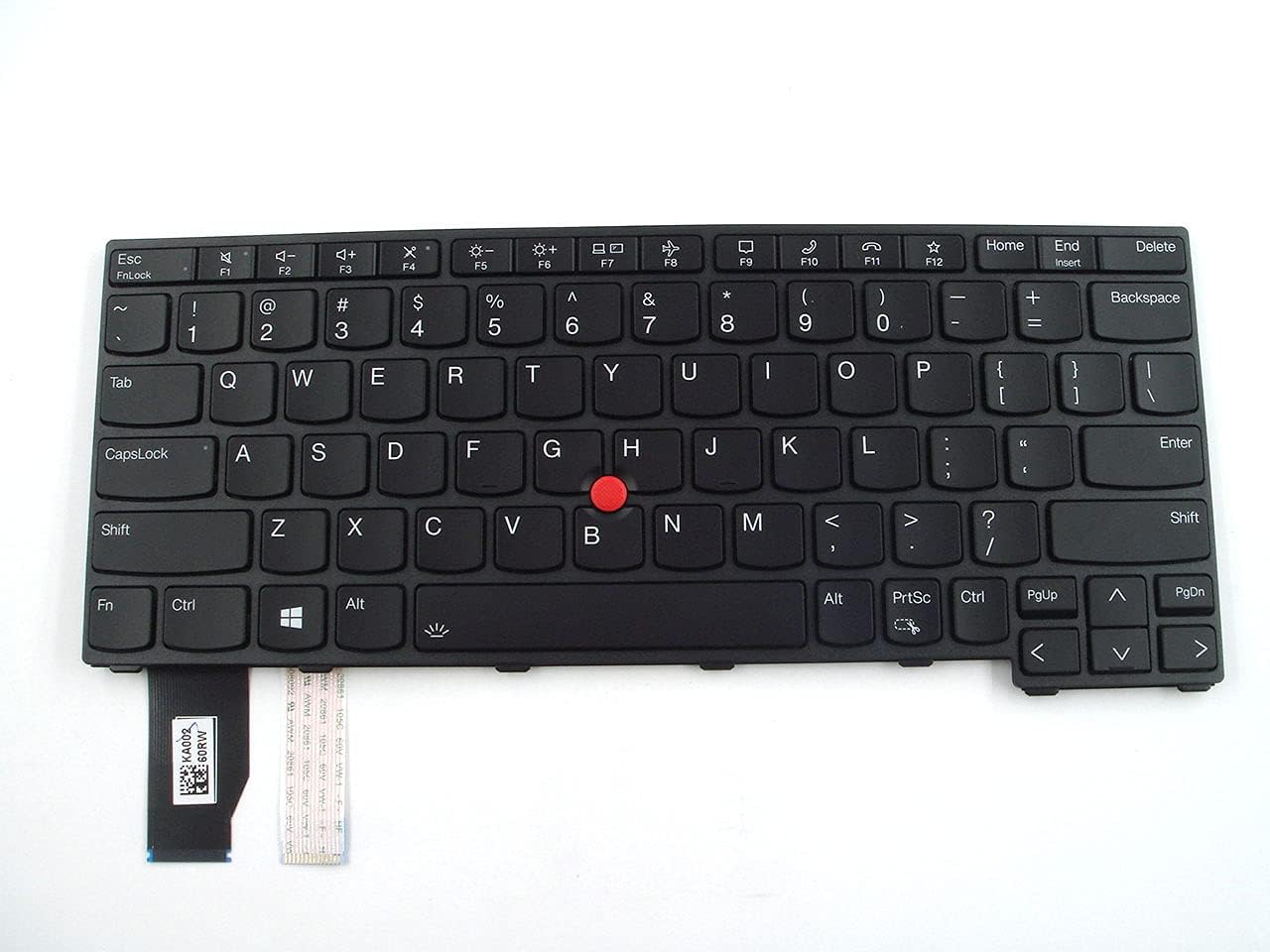 Parts for Lenovo ThinkPad X13 Gen 2 2th (20WK 20WL) Keyboard US-English Backlit (not for X13 Gen 1) 5N21A21808