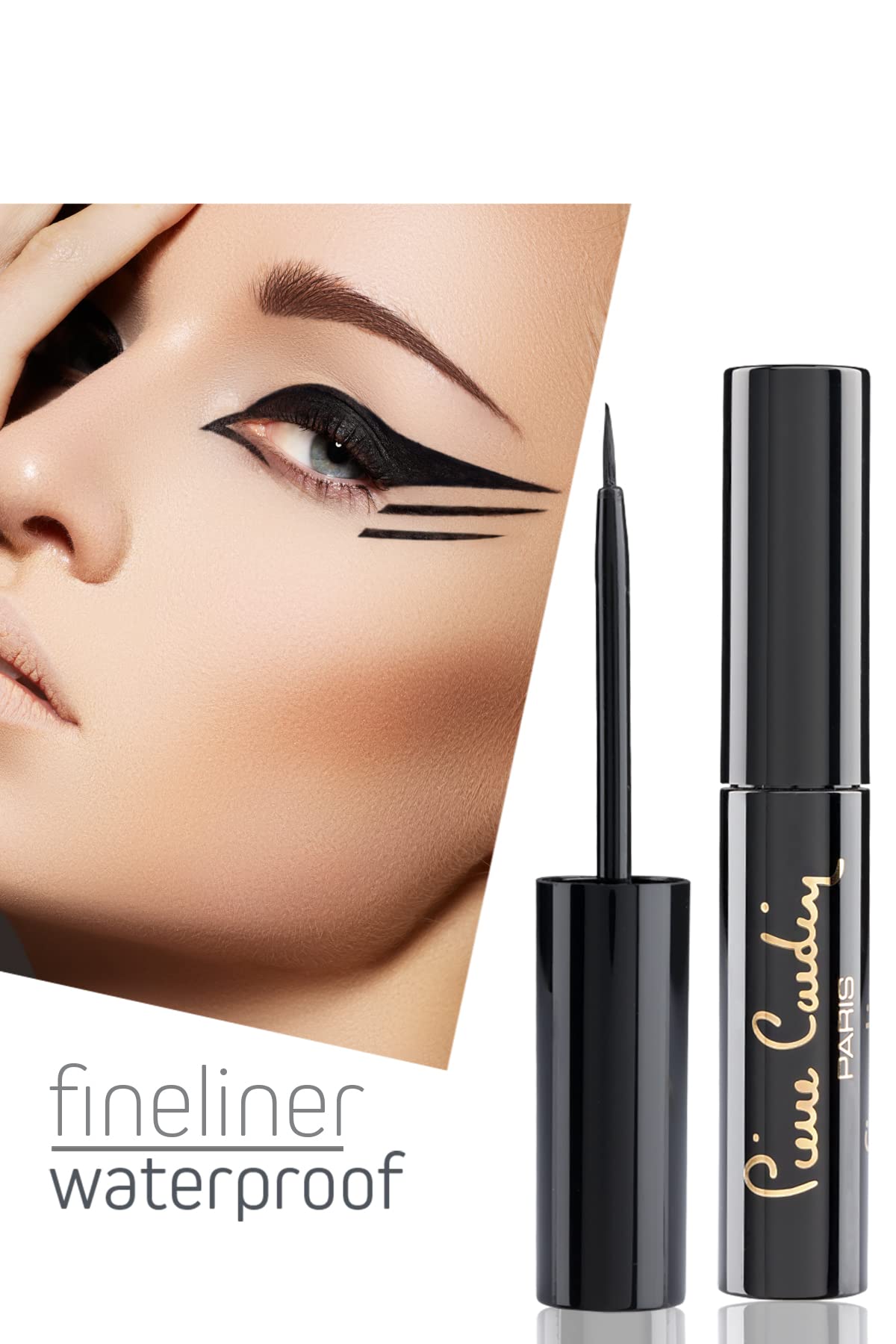 Pierre Cardin Fineliner Waterproof - Suya Dayanıklı Siyah Likit Eyeliner