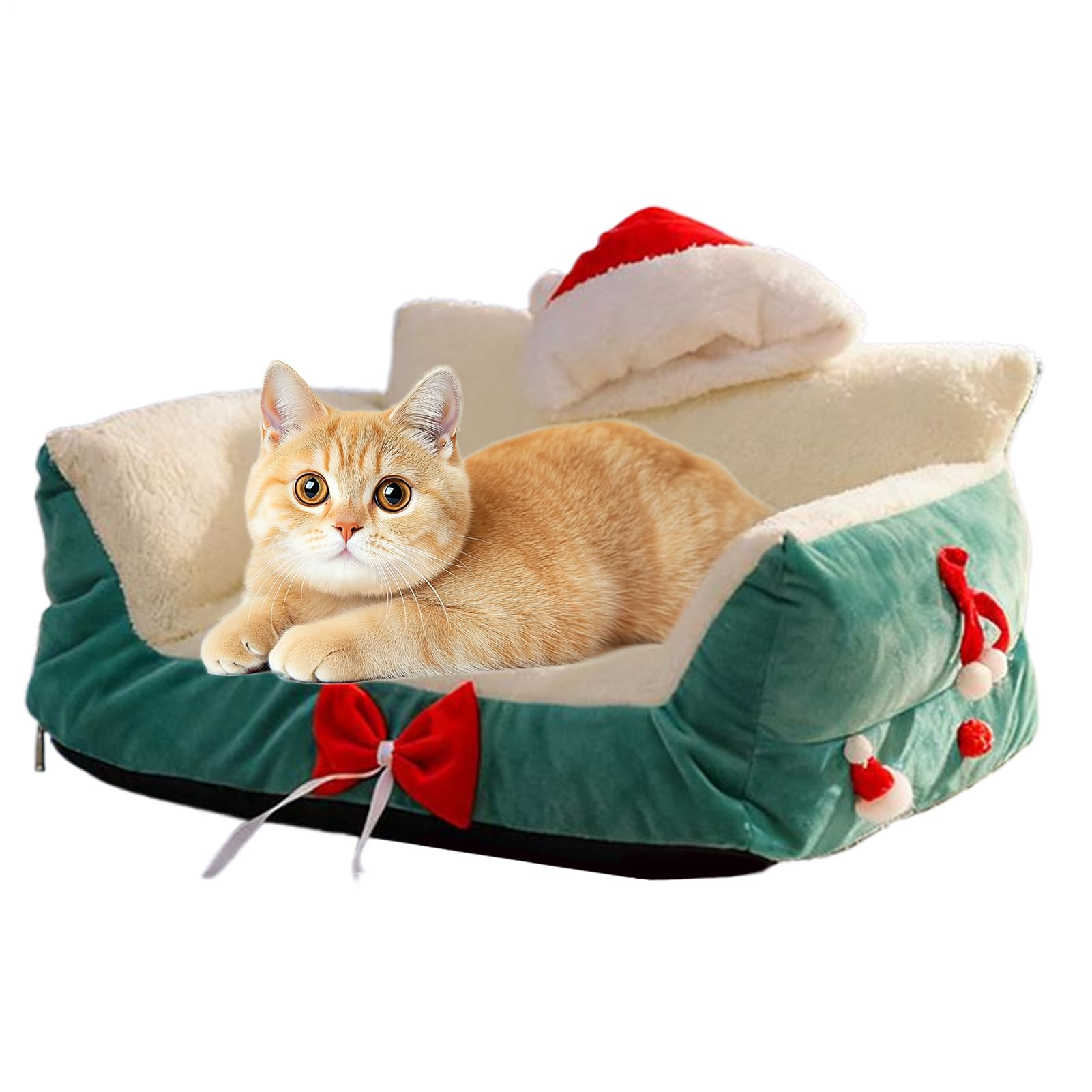 Petit panier pour chat offrant un nid douillet contre l'anxiété