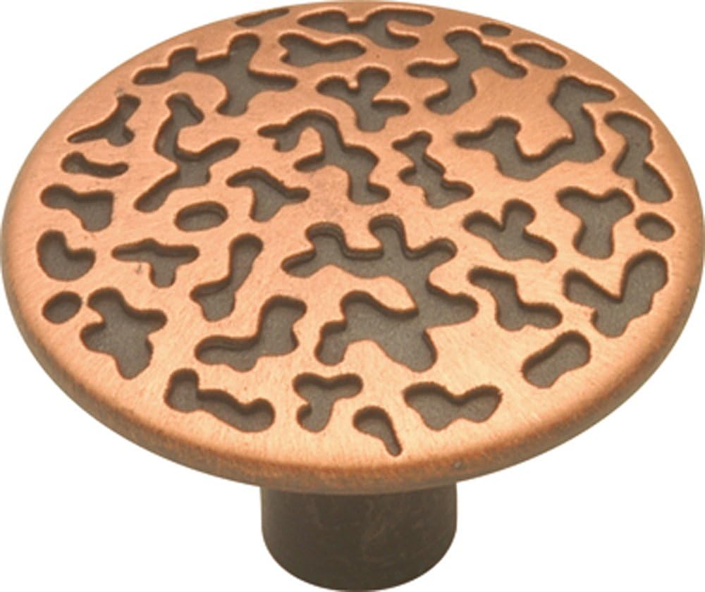 Hickory Hardware P102-AC 1-1/16-Inch Southwest Lodge Cabinet Knob, Antique Copper