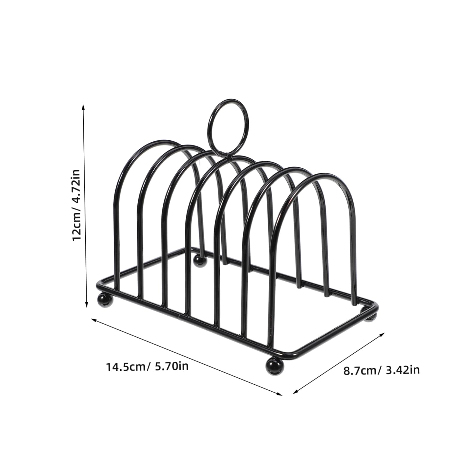 NAMOARLY Bread Stand Rack Toast Holder Square Package Display Sliced Goods Holder Stainless Steel Bread Rack Reusable Toast Stand