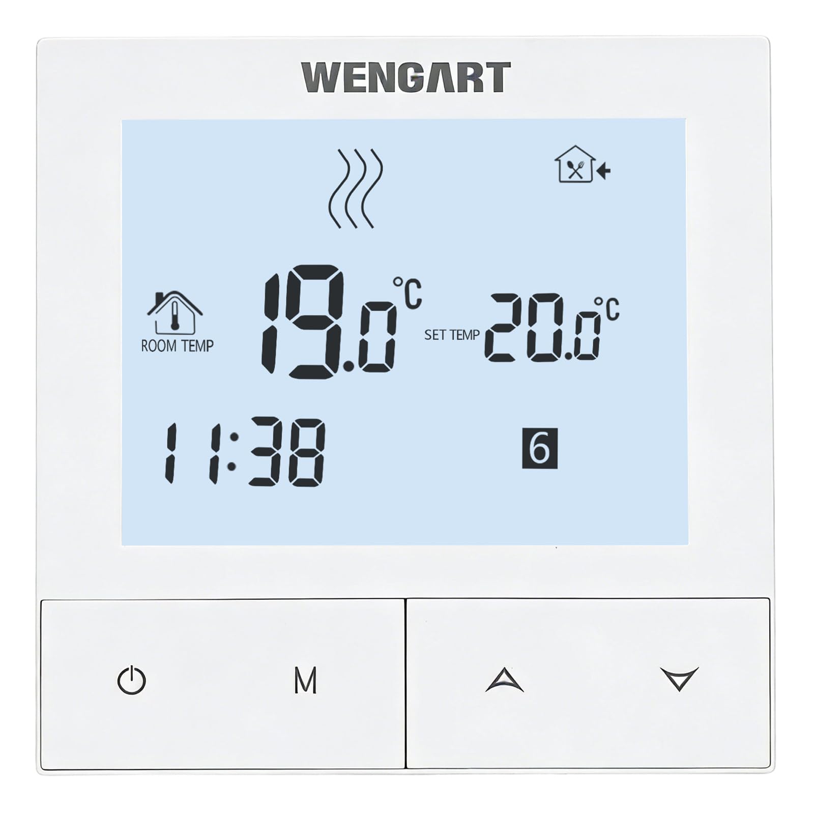 Thermostat programmable Wengart écran LCD pour régulation 3A
