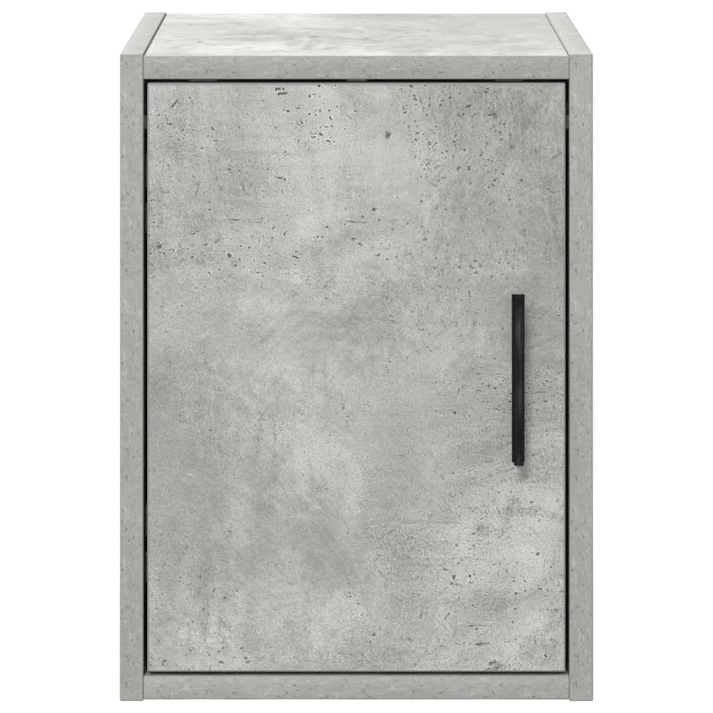 Armoires murales de Garage 2 pcs Gris béton Bois d'ingénierie,Entreprise & Industrie,Stockage Industriel,Armoires industrielles,12.4 kg-860614