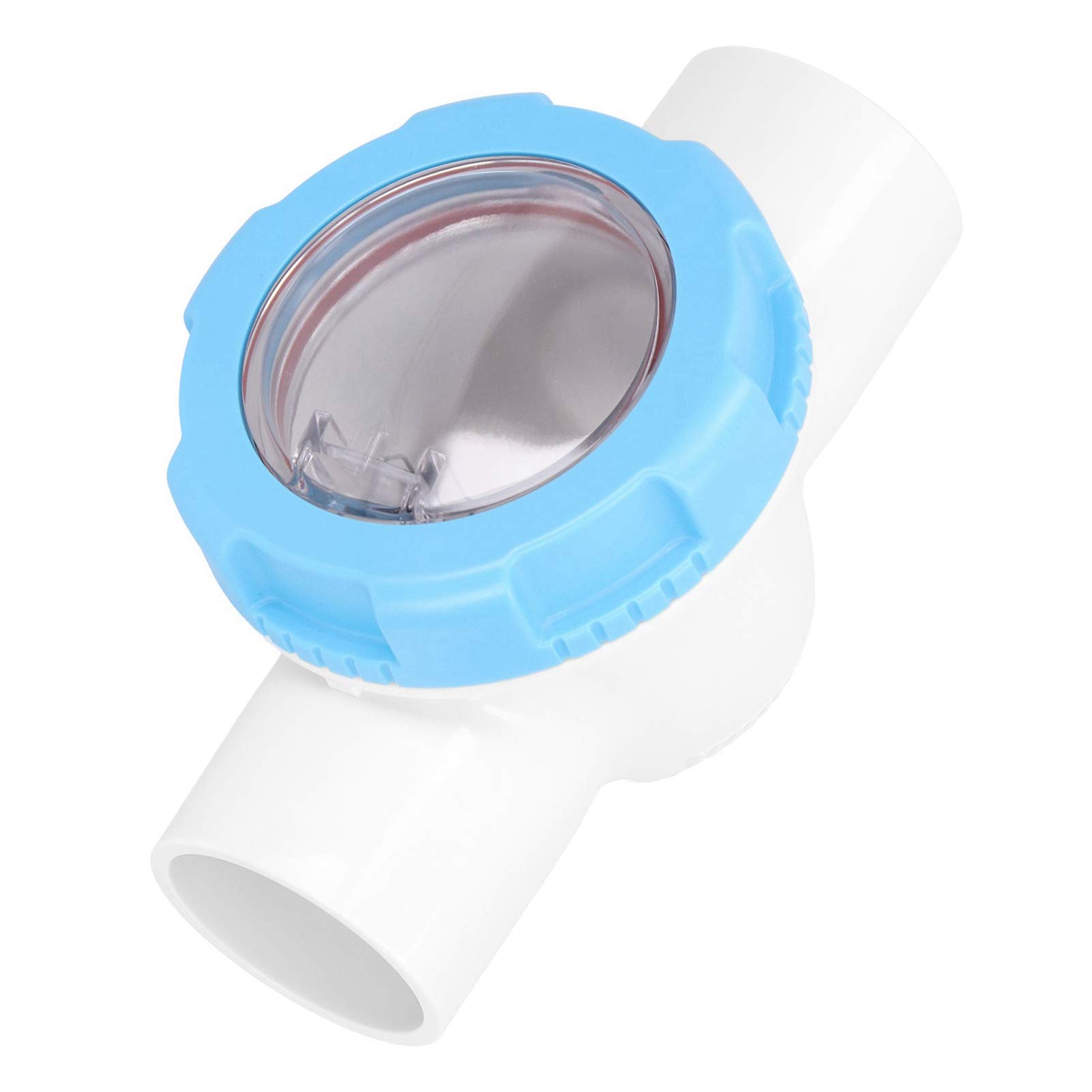Válvula de Retención Visible Antirreflujo de 2 Pulgadas que Previene Daños por Agua para Piscinas Instalación de Tuberías Unidireccionales para Piscinas de Sauna de Aguas Termales ABS+PVC