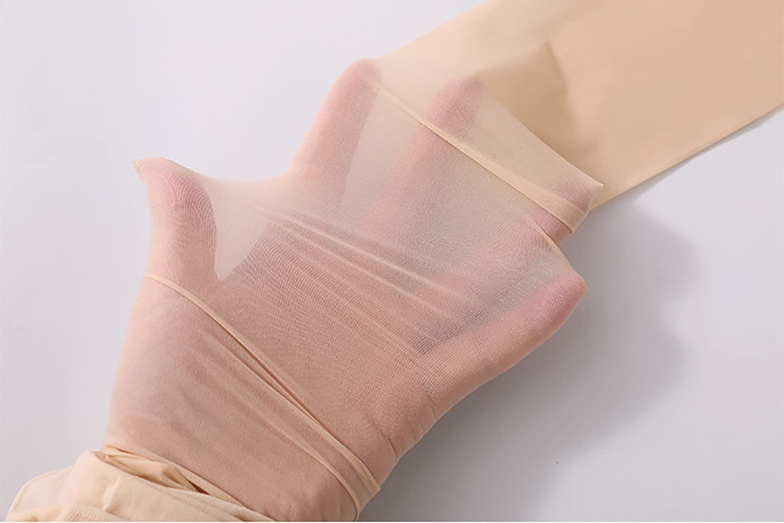 Paia di Calze Sexy da Donna Collant Anti-Strappo e Anti-spargimento Calze a Vita Alta Sottili Ultra Sottili per Feste di Appuntamenti (Marrone Chiaro Taglia Unica)
