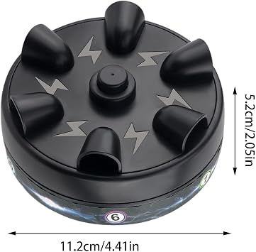 Electric Shock Roulette Game, 6 Fingers Lies Detector, Fun Family Night Game, Safe & Harmless, Ages All