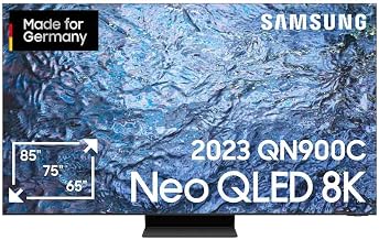 Samsung Neo QLED 8K QN900C 85 Zoll Fernseher (GQ85QN900CTXZG, Deutsches Modell), HDR 8K Pro, Neural Quantum Prozessor, Infinity Screen, Smart TV [2023]