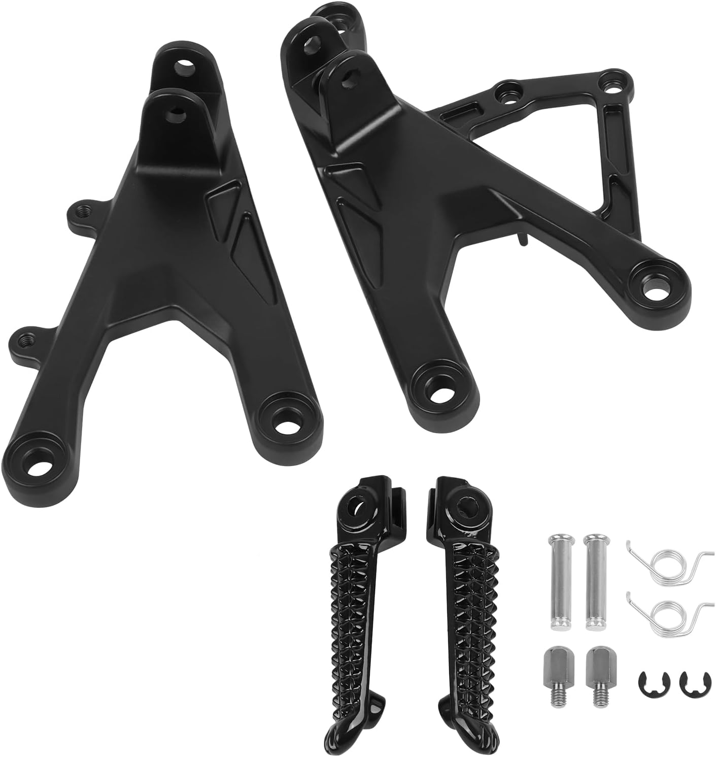CHIFUN Rear Passenger Footpeg Replacement for Yamaha YZF R1 R1S R1M 2015-2018 CNC Aluminum Motorcycle Foldable Foot Pegs Non-slip Foot Rest
