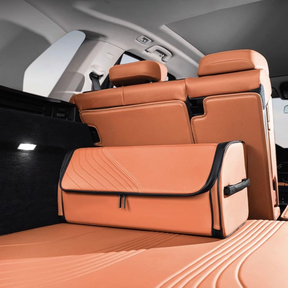 Organizador Maletero Plegable con Tapa para Auto(Yellow)