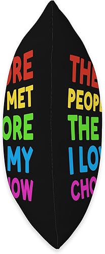 Miniatura 2 de Chow Chow Motive Chow Chow Puppy Dog More People I Met The More I Love Chow Throw Pillow, 16x16, Multicolor