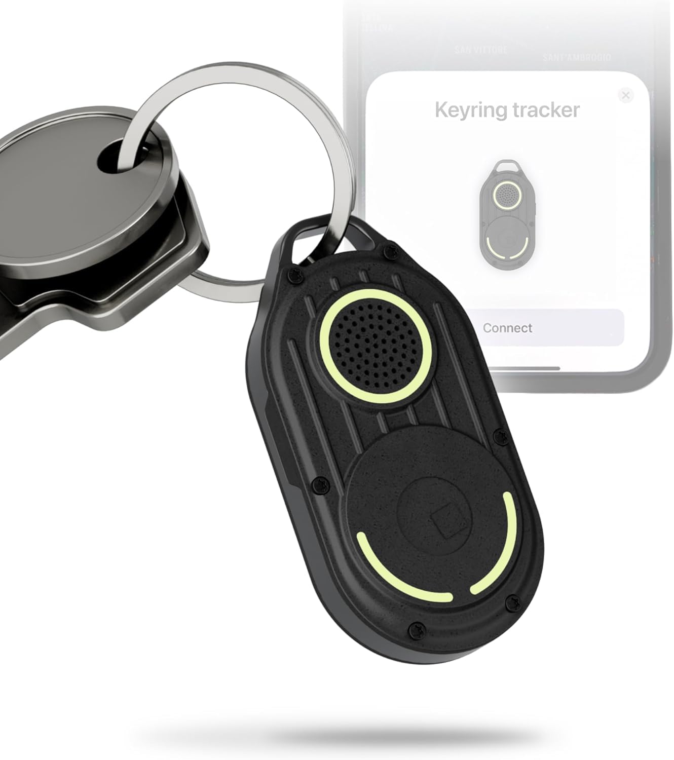 Amazon.co.jp: Rolling Square【公式】AirNotch™ Pro Apple Find My 対応  キーホルダー型Bluetoothトラッカー 交換可能電池搭載 360°大音量アラート 蓄光機能 防水・防塵IP68 耐衝撃 高耐久アルミ製 紛失防止  鍵・バッグ管理に最適 スイス設計 ローリングスクエア ...