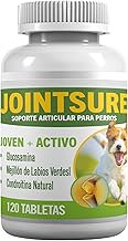 Young & Active: Supplements with Glucosamine and Green Mussel for Dogs and Puppies Joints - Stiffness - 120 Tablets