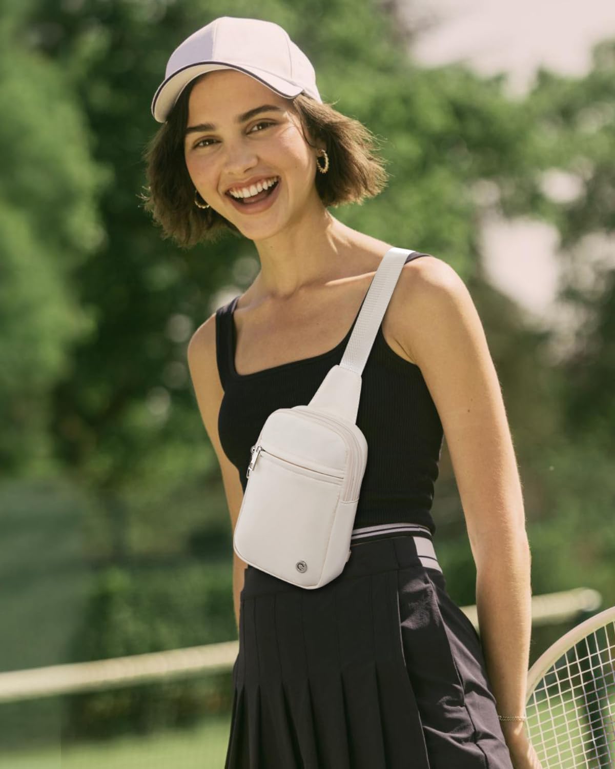 CHOLISS Small Sling Bag for Women and Men, Crossbody Bags Trendy Fanny Packs Chest Bag with Extended Strap - Image 2