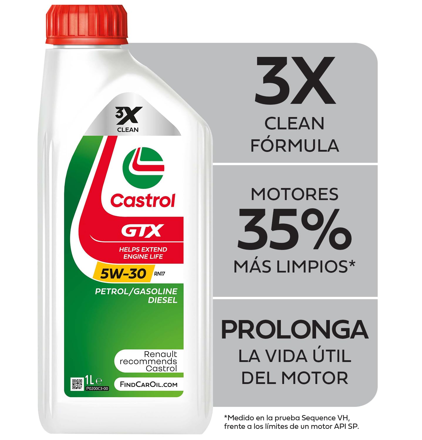 CASTROL Olio motore GTX 5W-30 Olio sintetico 1 L Compatibilità con MERCEDES-BENZ VITO Furgonato W447 VITO Tourer W447 VITO Mixto W447 CITAN Furgonato 415 Citan II Van 420 Classe X 470
