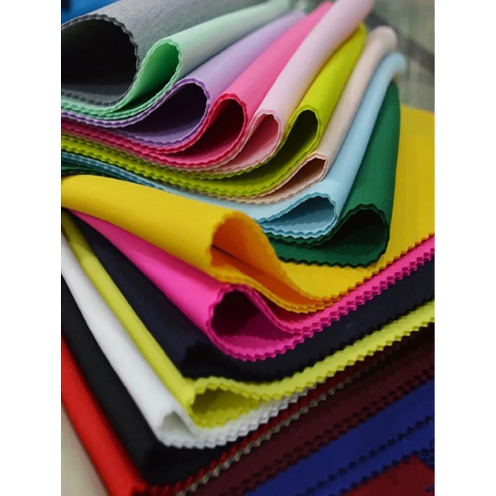 Tejido Transpirable, Tejido elástico de Punto de 0,5 x 1,6 m para Ropa y Manualidades, 14