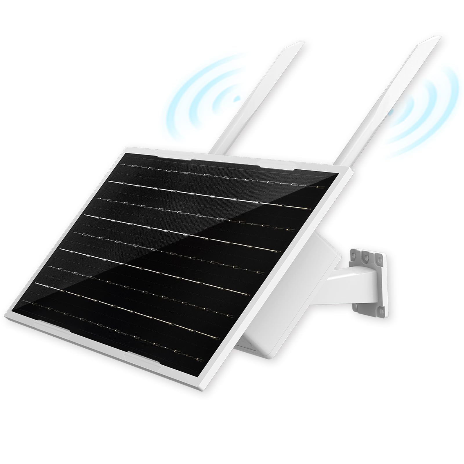 Repeteur WiFi Solaire Batterie Exterieur sans Fil, Puissant Amplificateur WiFi Couvre100-mètres, Outdoor répéteur WiFi Extender 2.4Ghz 300Mbps, Idéal pour Les Grands Espaces éloignés