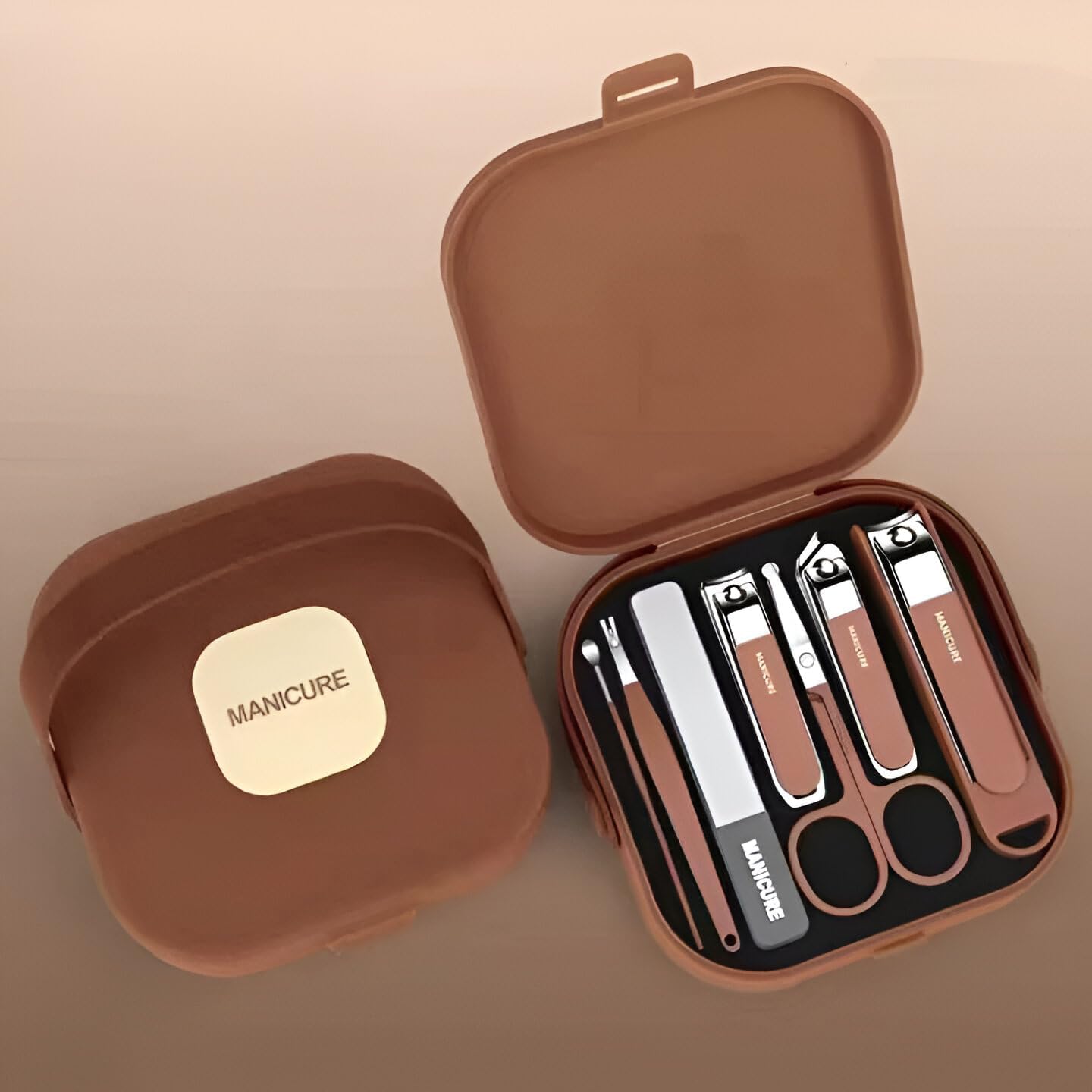 8 Pcs Manicure Set for Thick Nails, Nail Art Set, Ear Digger Spoon Personal Care Tool, Beauty Set Suitable for Professional Grooming Kits (Multi)