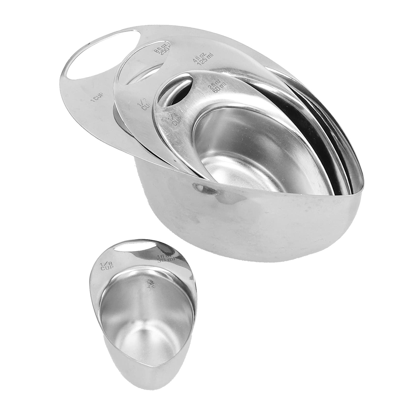 Measuring Cup, 4Pcs/Set Measuring Spoon Measuring Cup Kitchen Cooking Tool for Bakery Home