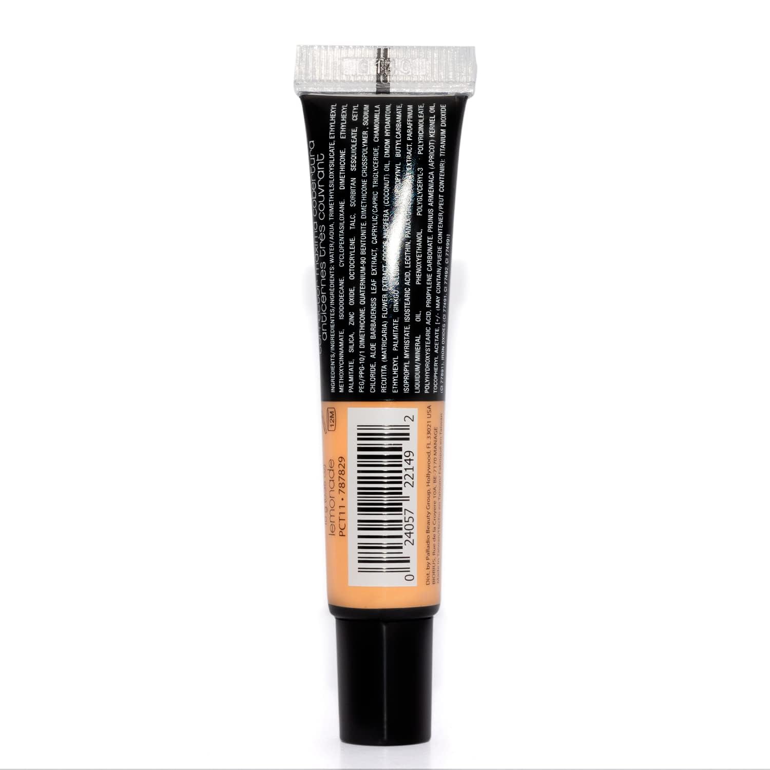 Corrector de cobertura completa - Fórmula cremosa para rostro y debajo de los ojos, disfraza ojeras, manchas, líneas finas, unifica el tono de piel (limonada) 9