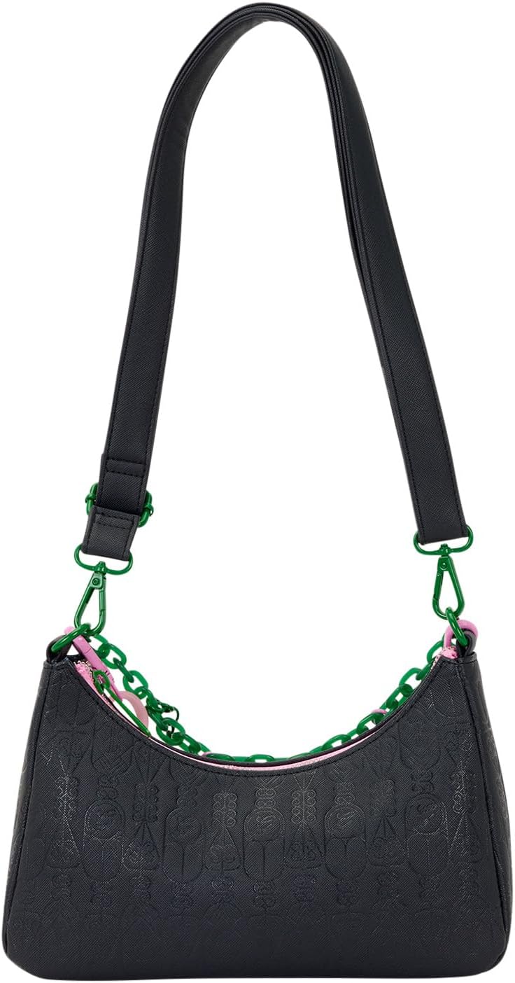 Loungefly Universal Wicked: Part Two Crossbody Bag with Charms