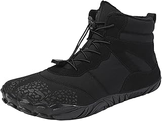 Barfußschuhe, Weiche Leichte Fitnessschuhe Mit Rutschfester Sohle Und Breiter Zehenkappe, Bequeme Wanderschuhe Leichter Walkingschuh Trekkingschuh