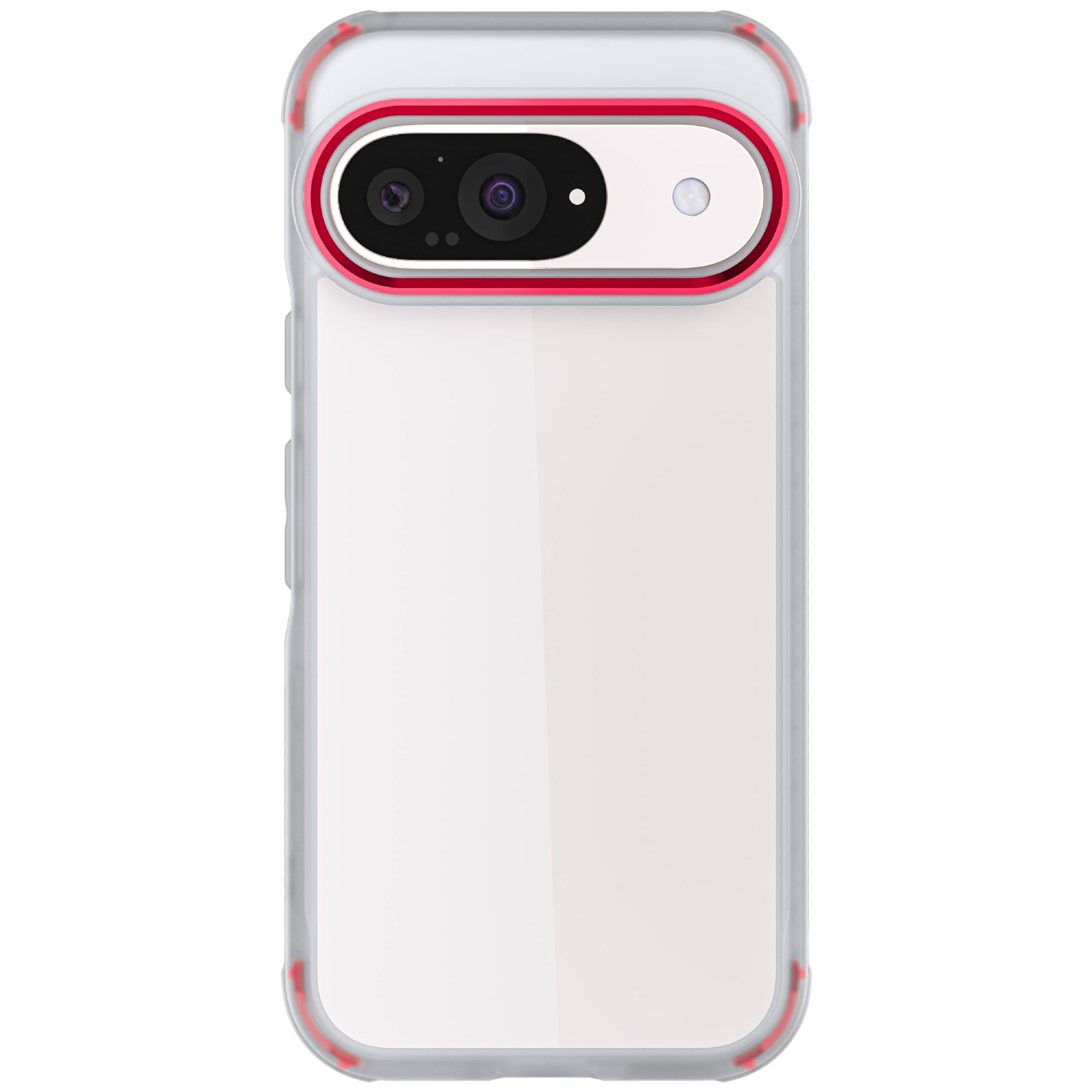 Ghostek Covert Google Pixel 9 and Pixel 9 Pro Clear Case - Compatible with Wireless Charging, Shockproof Silicone, Minimalist Phone Cover (6.3 Inch, Clear)