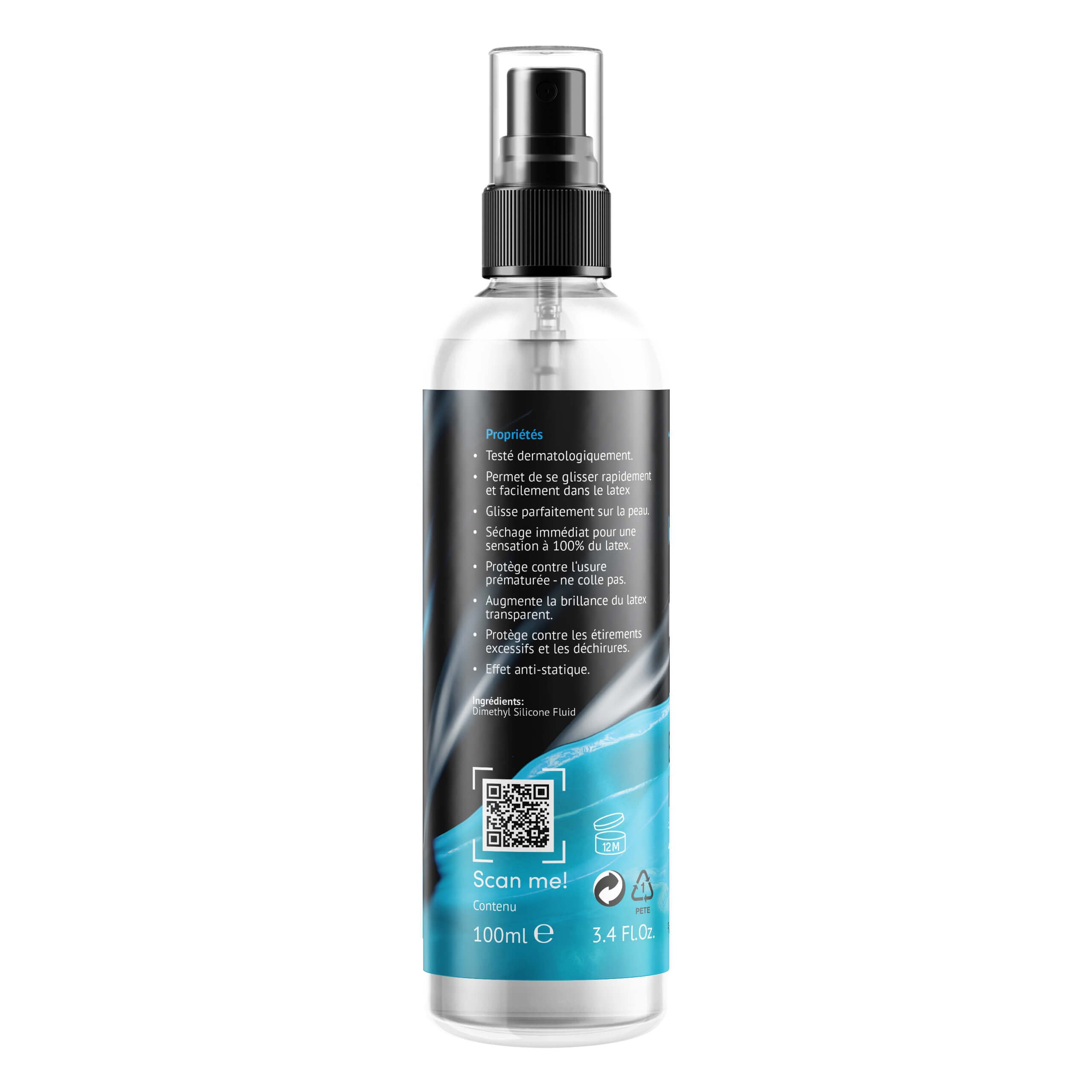 Latex Care KIT Perfect SHINE EASY GLIDE PREMIUM SPRAY Special WASH LATEX WIPE