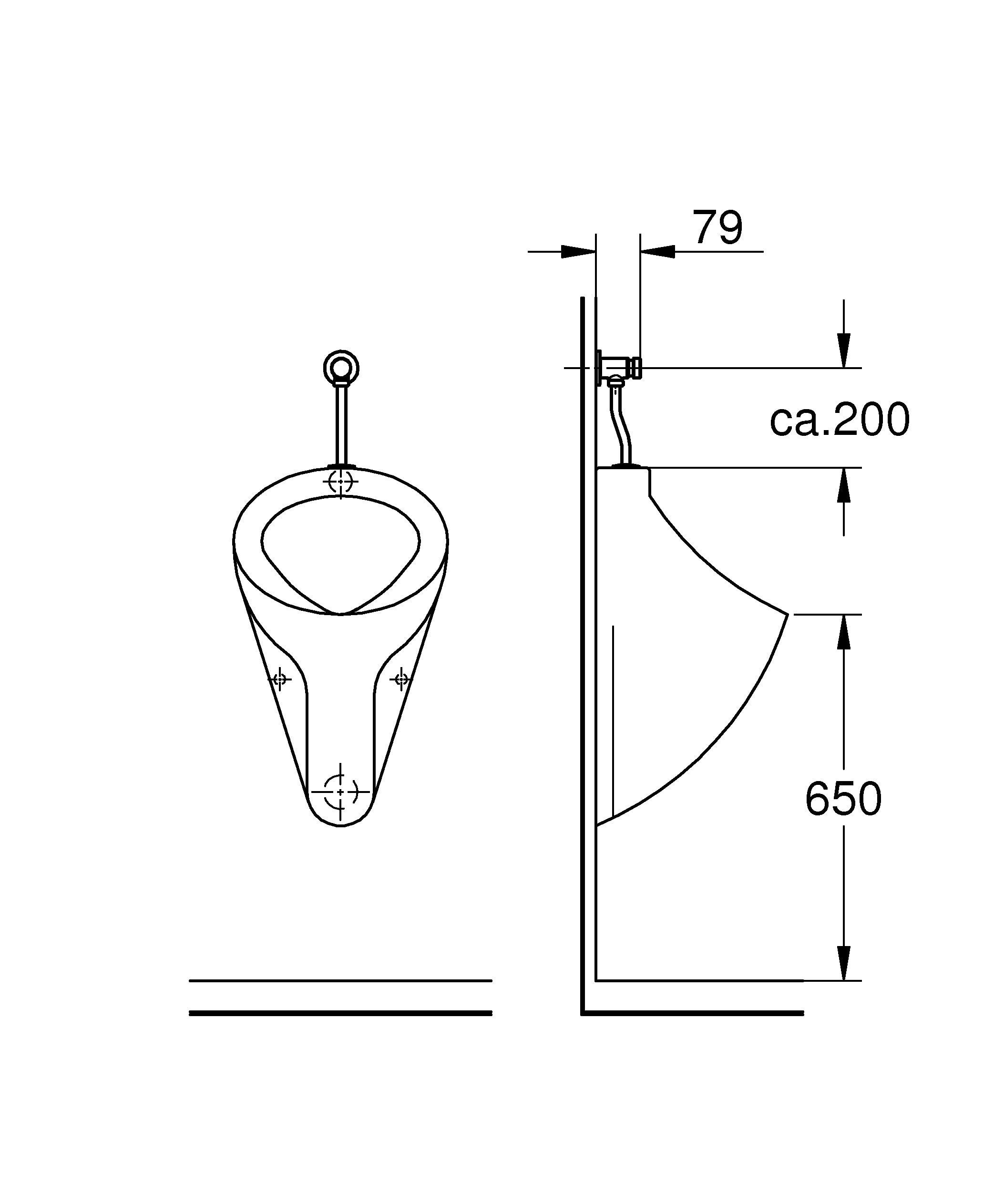 GROHE 37396000 Press Urinal Flush Valve Buy Online in UAE at desertcart