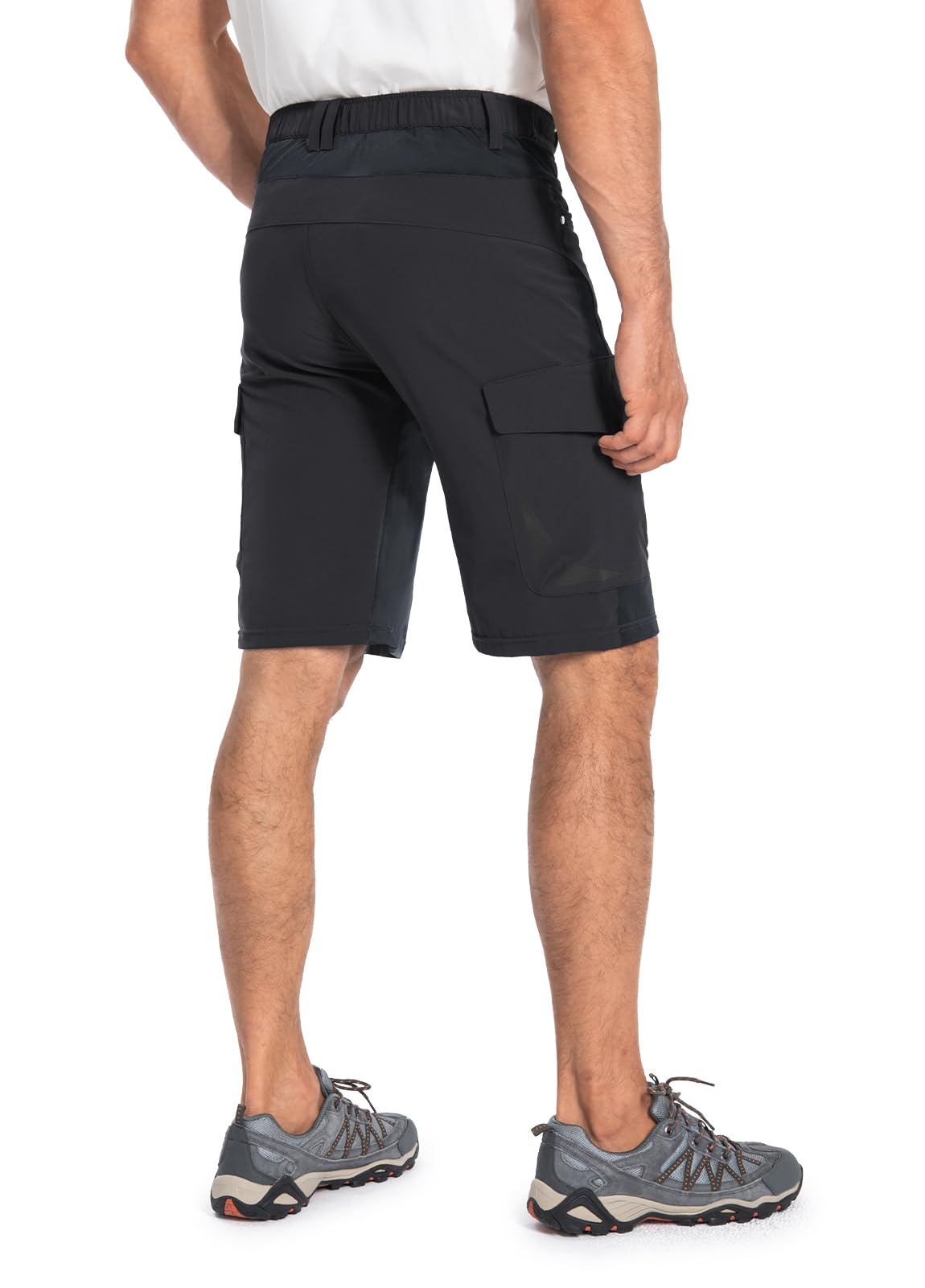 Cycorld MTB Hose Herren Fahrradhose, Schnelltrocknende MTB Shorts Herren Mountainbike Hose Baggy Bike Shorts, Atmungsaktiv Radhose mit Haken- und Flauschband