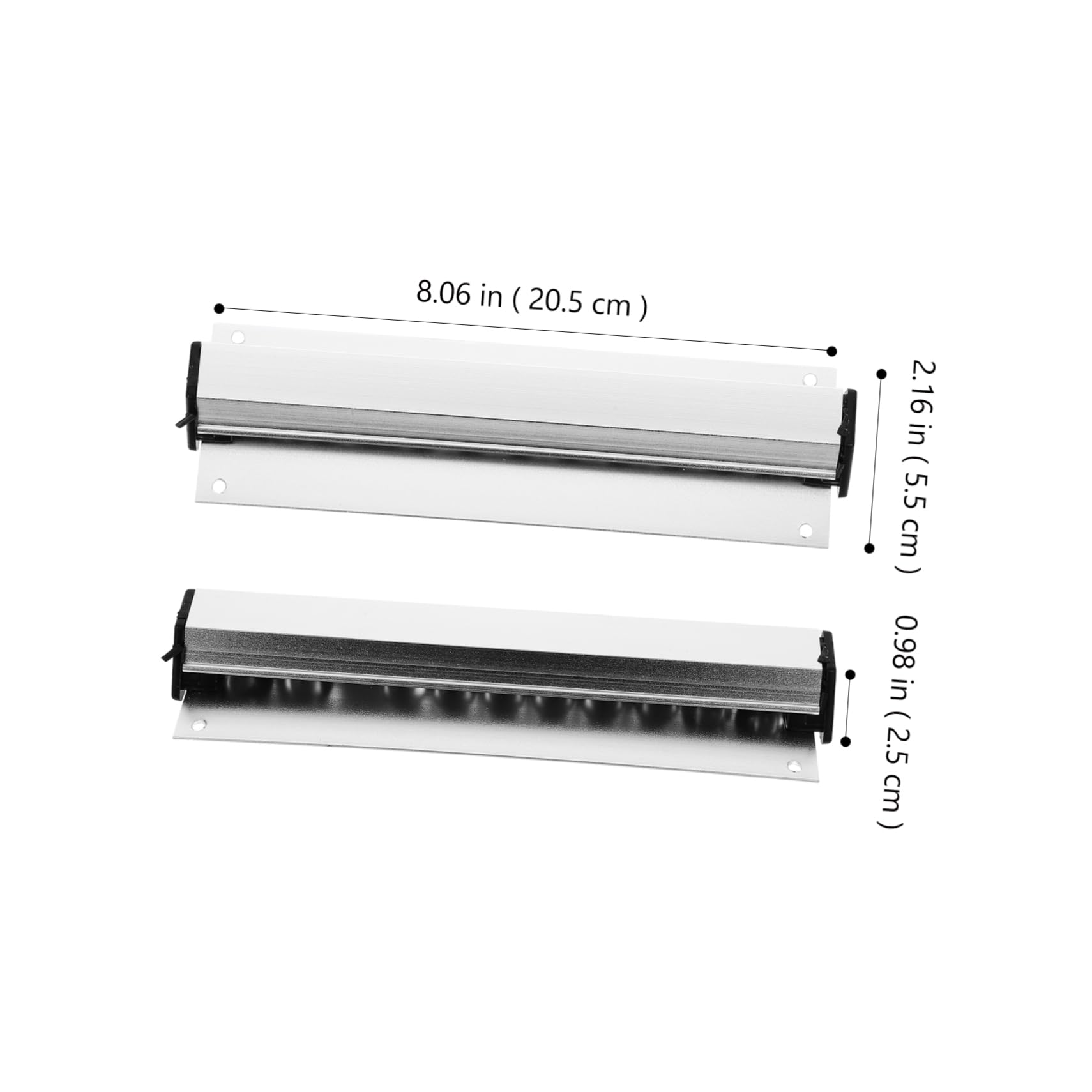 Veemoon Elegant Aluminum Ticket Holder Wall-Mounted Check Rack Kitchen Menu Holder for Easy Viewing