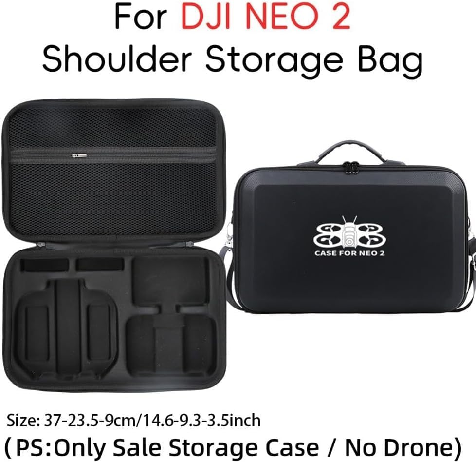 Funda de piel sintética para DJI NEO2 protectora e impermeable con correa ajustable 3