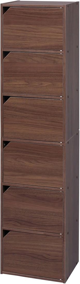 Libreria scaffale iris ohyama 6 ante e 6 ripiani facile montaggio 531700 Libreria scaffale iris ohyama 6 ante e 6 ripiani facile montaggio 531700