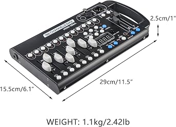 DMX Controller - 192 Channel DMX Light Controller for LED Lights