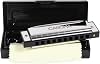 CASCHA Blues Harmonica A-Major Beginners & Advanced - high-quality 10-hole diatonic harmonica excellent sound - with high-quality copper reeds - practical case and cleaning cloth