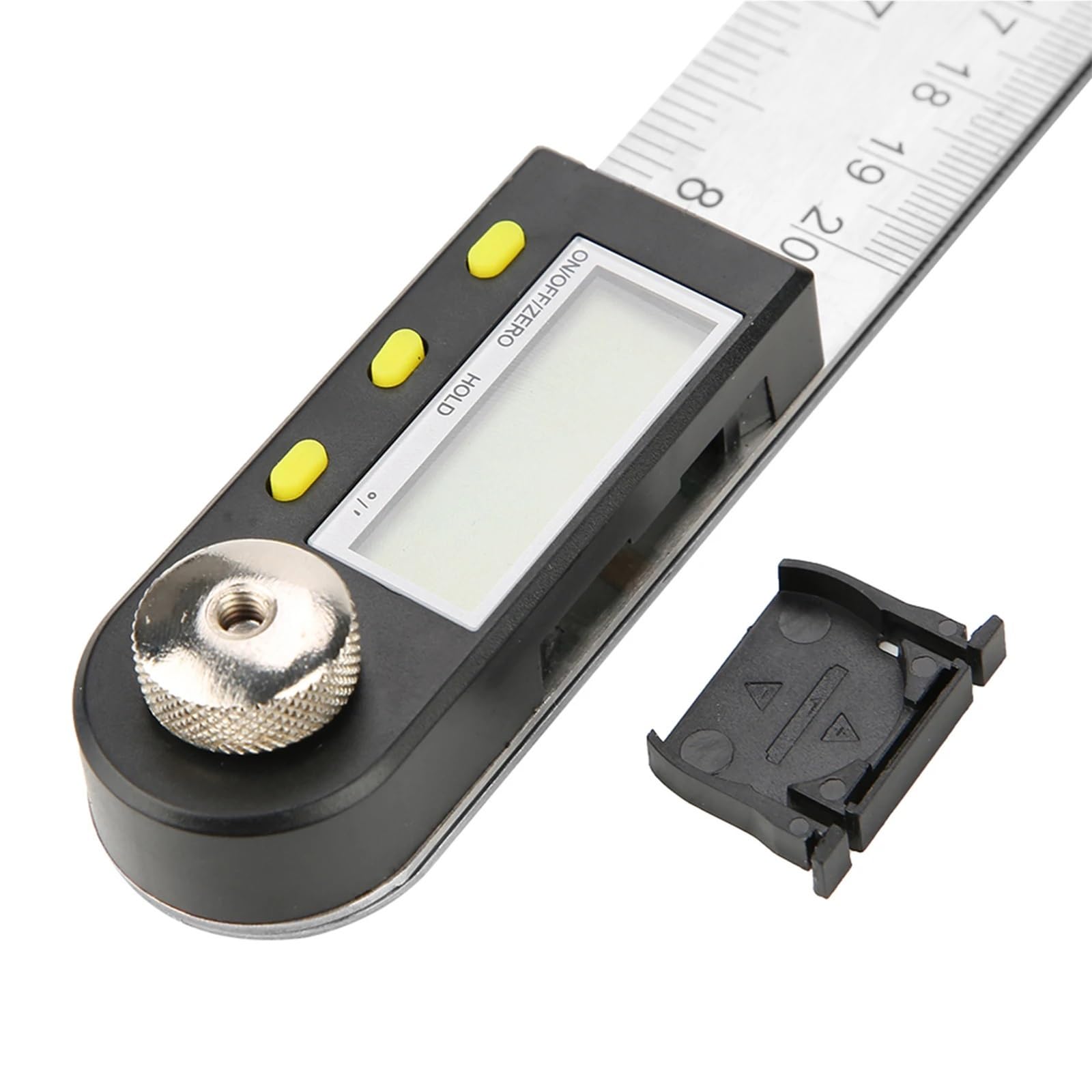 Rapporteur d'angle, Détecteur d'angle numérique 10-390mm, rapporteur électronique en acier inoxydable, goniomètre numérique, règle de jauge à onglet