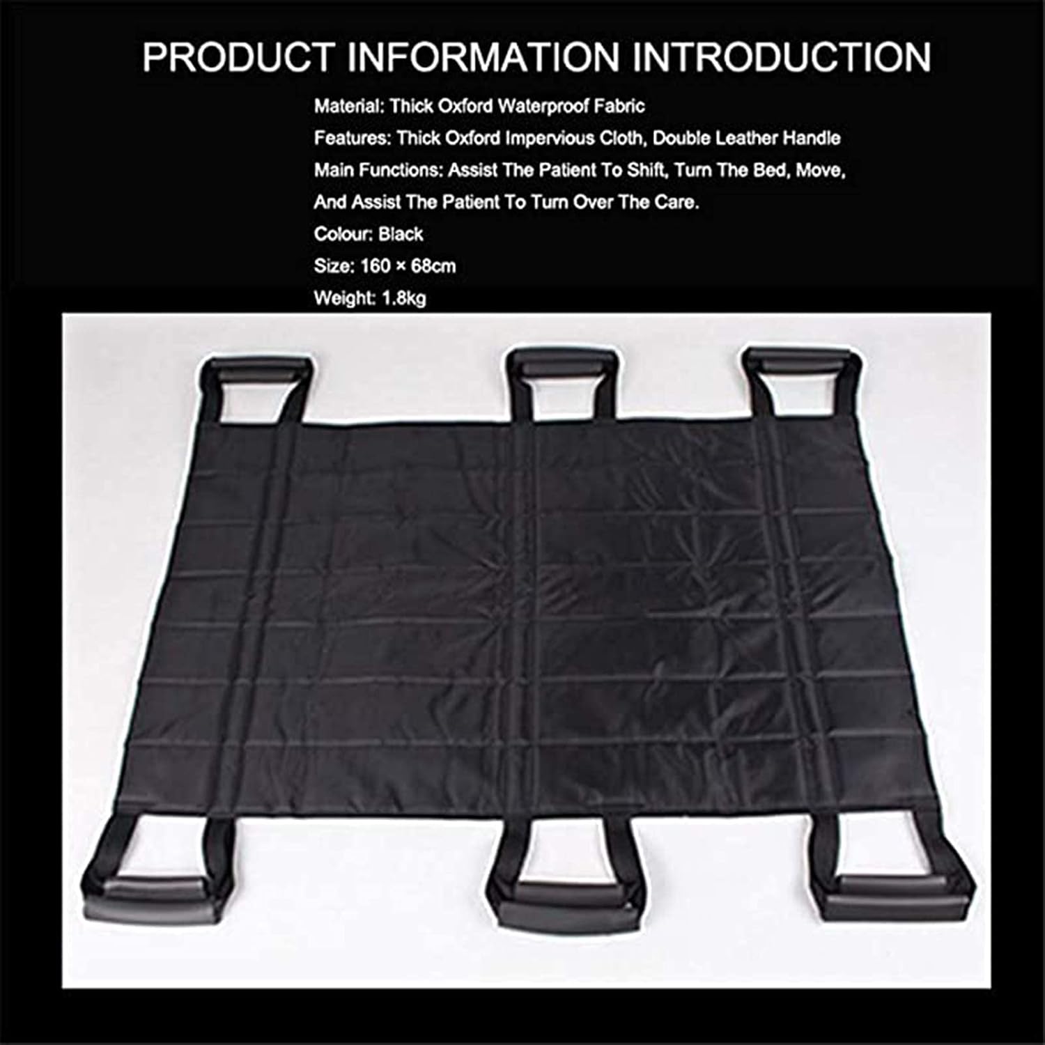 Patient Transfer Board with Belt Slide - Medical Lift Sling for Bed Assistance & Patient Positioning - Ideal Hospital Transfer Device (Color: C) (A)
