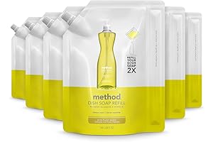 Method Lemon Mint Dish Soap Refills: Eco-Friendly Grease-Fighting Power in Value Packs