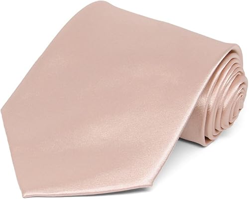 TieMart Corbata de color sólido para hombre longitud estándar