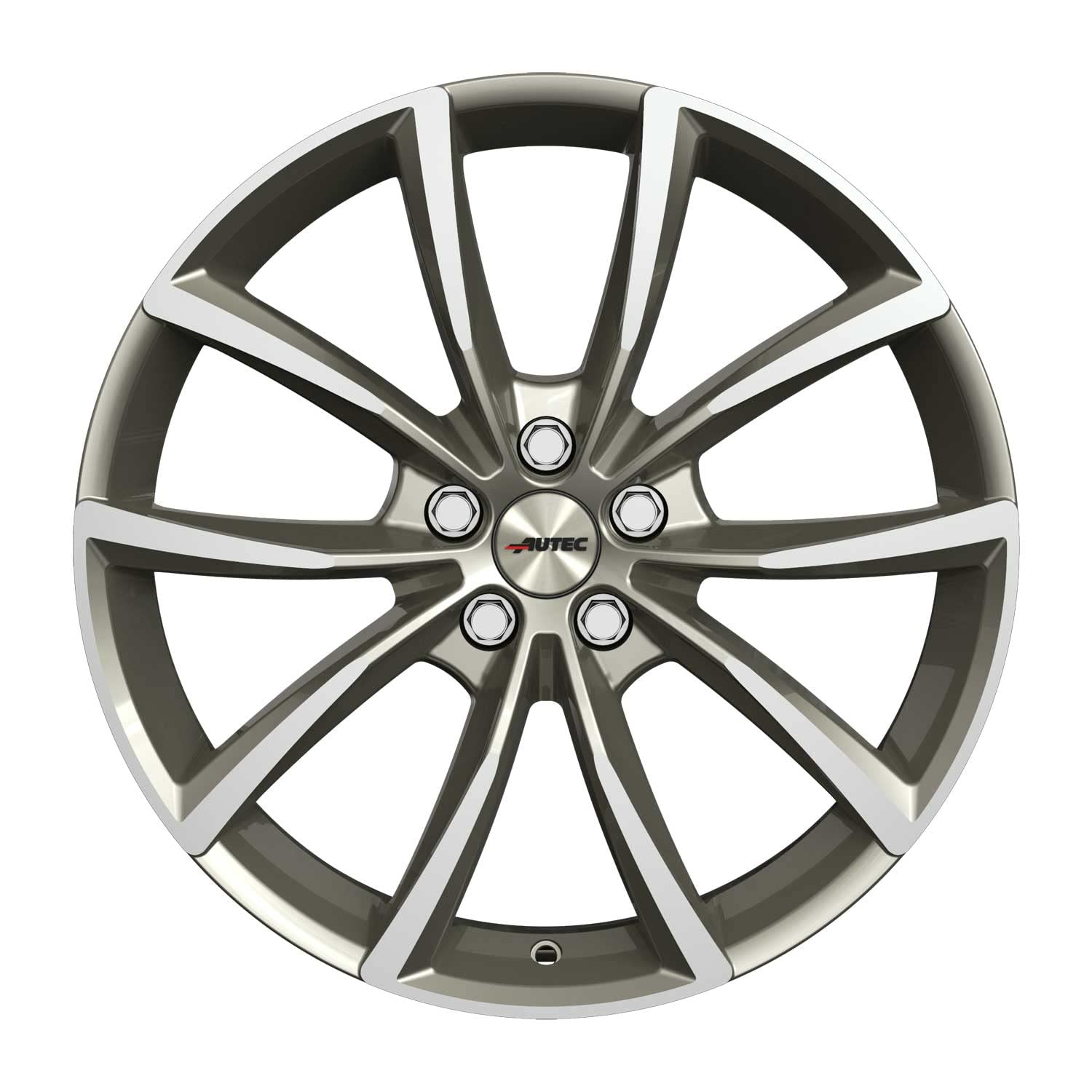 Autec cerchio ASTANA 7.0x17 ET40 5x114,3 Titansilber poliert compatibile con Mercedes-Benz Citan